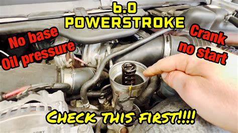 compression test 6.0 powerstroke hookup|6.0 powerstroke no start checklist.